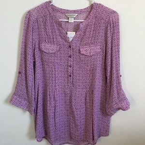 Christopher & Banks Button Down Top
